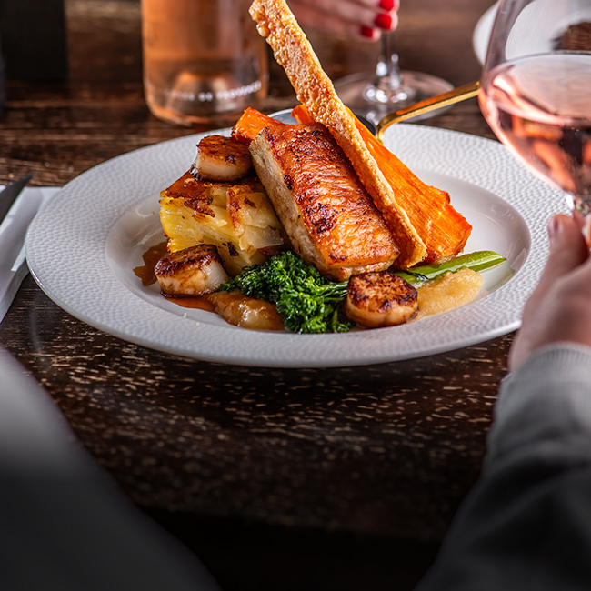 A La Carte menu at The Devon Doorway